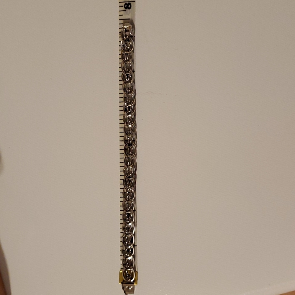 💚 Vintage Fancy silver bracelet - Picture 4 of 10